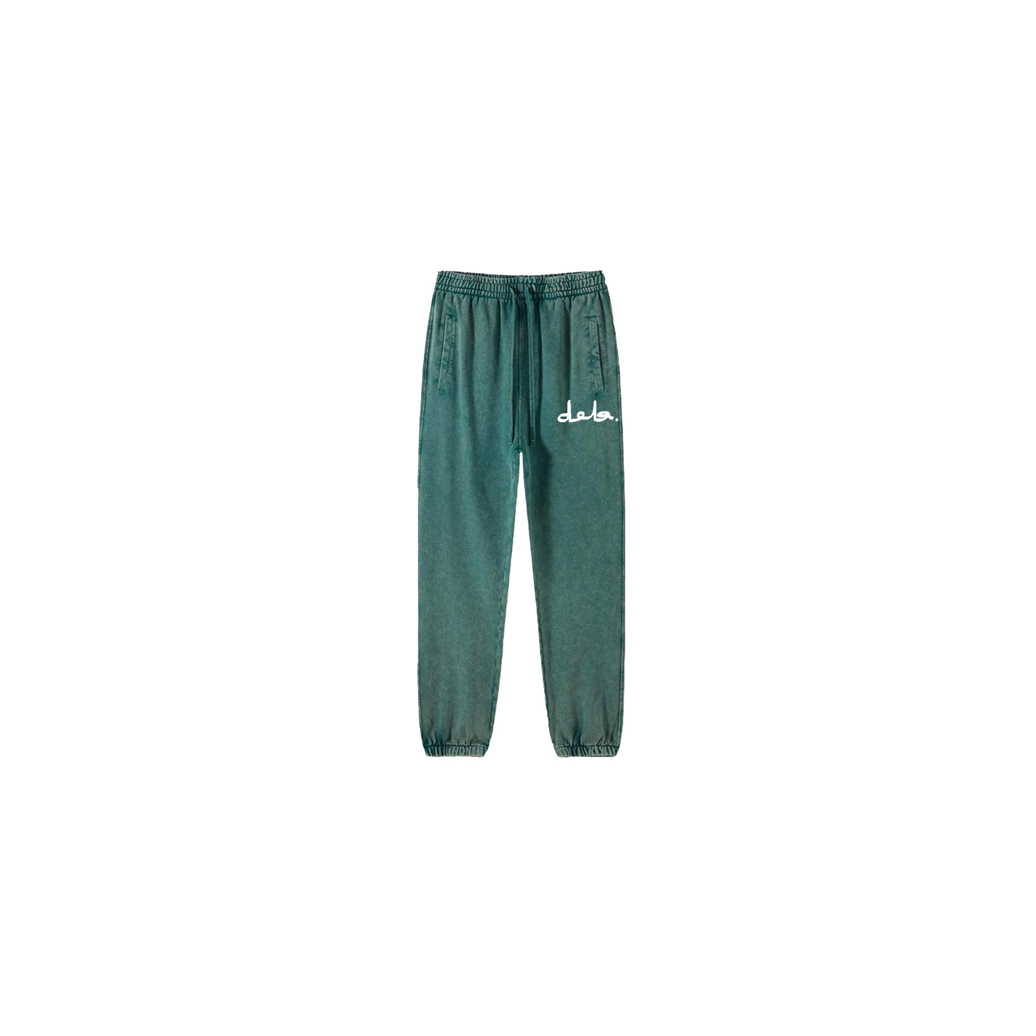 Green Signature Joggers